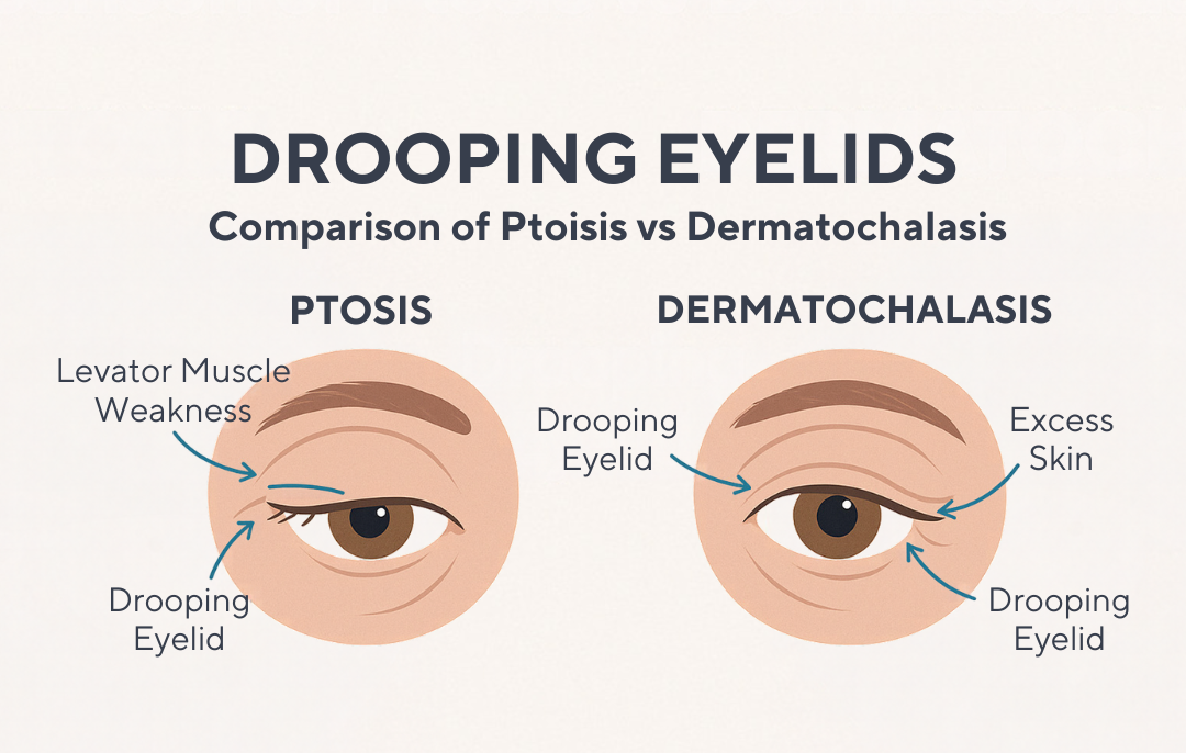 ptosis versus dermatochalasis: what's the difference? 2 Droopy Eyelids e1791166908627